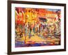 St. Tropez Promenade-Peter Graham-Framed Giclee Print