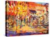 St. Tropez Promenade-Peter Graham-Stretched Canvas