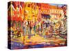 St. Tropez Promenade-Peter Graham-Stretched Canvas