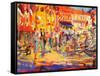 St. Tropez Promenade-Peter Graham-Framed Stretched Canvas