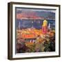 St Tropez Sailing, 2002-Peter Graham-Framed Giclee Print