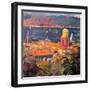 St Tropez Sailing, 2002-Peter Graham-Framed Giclee Print