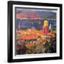 St Tropez Sailing, 2002-Peter Graham-Framed Giclee Print