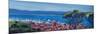 St Tropez Summer Sun Seaview in France-Markus Bleichner-Mounted Premium Giclee Print