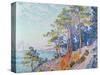 St. Tropez, the Custom's Path, 1905-Paul Signac-Stretched Canvas