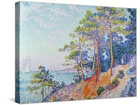 St. Tropez, the Custom's Path, 1905-Paul Signac-Stretched Canvas