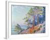 St. Tropez, the Custom's Path, 1905-Paul Signac-Framed Giclee Print