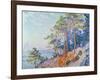 St. Tropez, the Custom's Path, 1905-Paul Signac-Framed Giclee Print