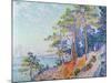 St. Tropez, the Custom's Path, 1905-Paul Signac-Mounted Giclee Print