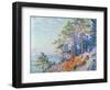 St. Tropez, the Custom's Path, 1905-Paul Signac-Framed Giclee Print