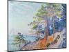 St. Tropez, the Custom's Path, 1905-Paul Signac-Mounted Giclee Print