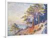 St Tropez, the Custom's Path, 1905-Paul Theodor van Brussel-Framed Giclee Print