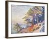 St Tropez, the Custom's Path, 1905-Paul Theodor van Brussel-Framed Giclee Print