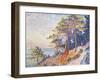 St Tropez, the Custom's Path, 1905-Paul Theodor van Brussel-Framed Giclee Print