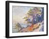 St Tropez, the Custom's Path, 1905-Paul Theodor van Brussel-Framed Giclee Print