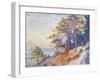 St Tropez, the Custom's Path, 1905-Paul Theodor van Brussel-Framed Giclee Print