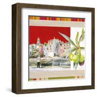 St Tropez-Lizie-Framed Art Print