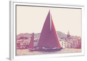 St Tropez-Ingrid Abery-Framed Giclee Print