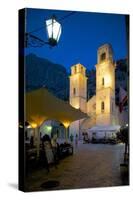 St. Tryphon Cathedral at Night, Old Town, UNESCO World Heritage Site, Kotor, Montenegro, Europe-Frank Fell-Stretched Canvas
