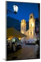 St. Tryphon Cathedral at Night, Old Town, UNESCO World Heritage Site, Kotor, Montenegro, Europe-Frank Fell-Mounted Photographic Print