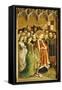 St Ursula and Virgins, Left Panel of Adoration of Magi Altarpiece, Circa 1445-Stefan Lochner-Framed Stretched Canvas