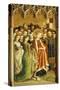 St Ursula and Virgins, Left Panel of Adoration of Magi Altarpiece, Circa 1445-Stefan Lochner-Stretched Canvas