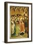St Ursula and Virgins, Left Panel of Adoration of Magi Altarpiece, Circa 1445-Stefan Lochner-Framed Giclee Print