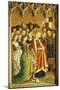 St Ursula and Virgins, Left Panel of Adoration of Magi Altarpiece, Circa 1445-Stefan Lochner-Mounted Giclee Print