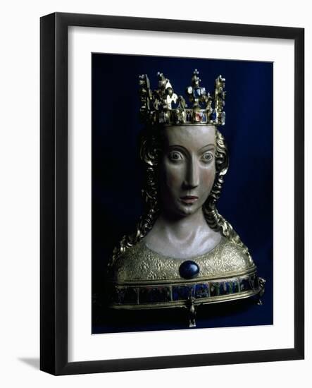 St Ursula Bust-Bartolomeo Della Gatta-Framed Giclee Print