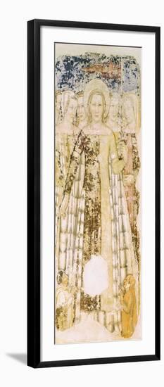 St Ursula in Glory, Detail from Stories of St Ursula-Tommaso Da Modena Tommaso Da Modena-Framed Giclee Print