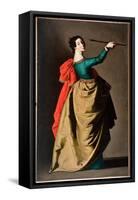 St Ursula (Oil on Canvas, 1635)-Francisco de Zurbaran-Framed Stretched Canvas