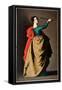 St Ursula (Oil on Canvas, 1635)-Francisco de Zurbaran-Framed Stretched Canvas