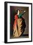 St Ursula (Oil on Canvas, 1635)-Francisco de Zurbaran-Framed Giclee Print