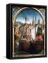 St Ursula Shrine, Arrival in Basle, 1489-Hans Memling-Framed Stretched Canvas