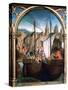 St Ursula Shrine, Arrival in Basle, 1489-Hans Memling-Stretched Canvas
