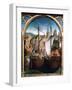 St Ursula Shrine, Arrival in Basle, 1489-Hans Memling-Framed Photographic Print