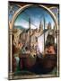 St Ursula Shrine, Arrival in Basle, 1489-Hans Memling-Mounted Photographic Print