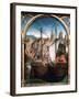 St Ursula Shrine, Arrival in Basle, 1489-Hans Memling-Framed Photographic Print