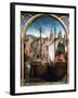 St Ursula Shrine, Arrival in Basle, 1489-Hans Memling-Framed Photographic Print