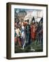 St Ursula Shrine, Martyrdom at Cologne, 1489-Hans Memling-Framed Giclee Print