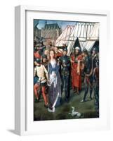 St Ursula Shrine, Martyrdom at Cologne, 1489-Hans Memling-Framed Giclee Print