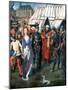 St Ursula Shrine, Martyrdom at Cologne, 1489-Hans Memling-Mounted Giclee Print