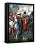 St Ursula Shrine, Martyrdom at Cologne, 1489-Hans Memling-Framed Stretched Canvas