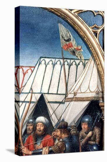 'St Ursula Shrine, Martyrdom at Cologne', Detail, 1489. Artist: Hans Memling-Hans Memling-Stretched Canvas