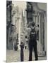 St. Ursula Street and Visitor, Triq Sant-Orsla, Valletta, Malta-Walter Bibikow-Mounted Photographic Print