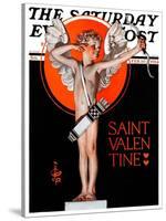 "St. Valentine, 1924," Saturday Evening Post Cover, February 16, 1924-Joseph Christian Leyendecker-Stretched Canvas