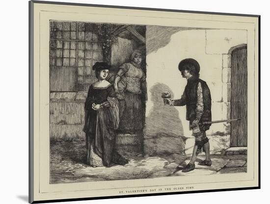 St Valentine's Day in the Olden Time-Sir James Dromgole Linton-Mounted Giclee Print