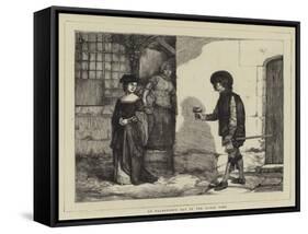 St Valentine's Day in the Olden Time-Sir James Dromgole Linton-Framed Stretched Canvas