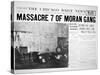 St. Valentine's Day Massacre, Front Page of the Chicago Daily News, 14th February 1929-null-Stretched Canvas