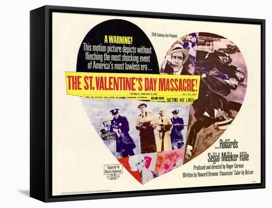 St. Valentines Day Massacre, 1967-null-Framed Stretched Canvas